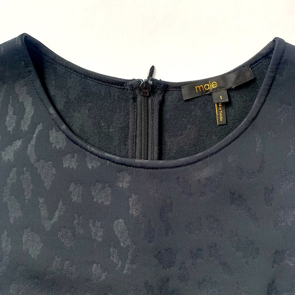 Sandro cocktail black dress - Picture 5 of 6